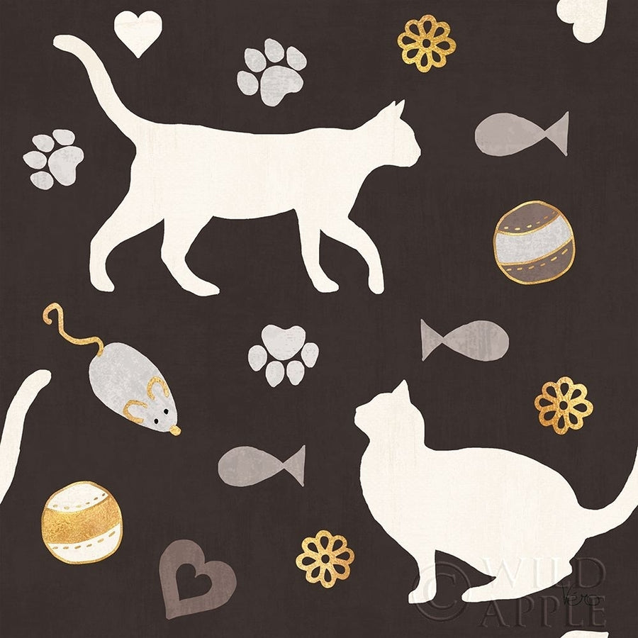 Otomi Cats Step 04B Neutral Poster Print by Veronique Charron-VARPDX43880 Image 1