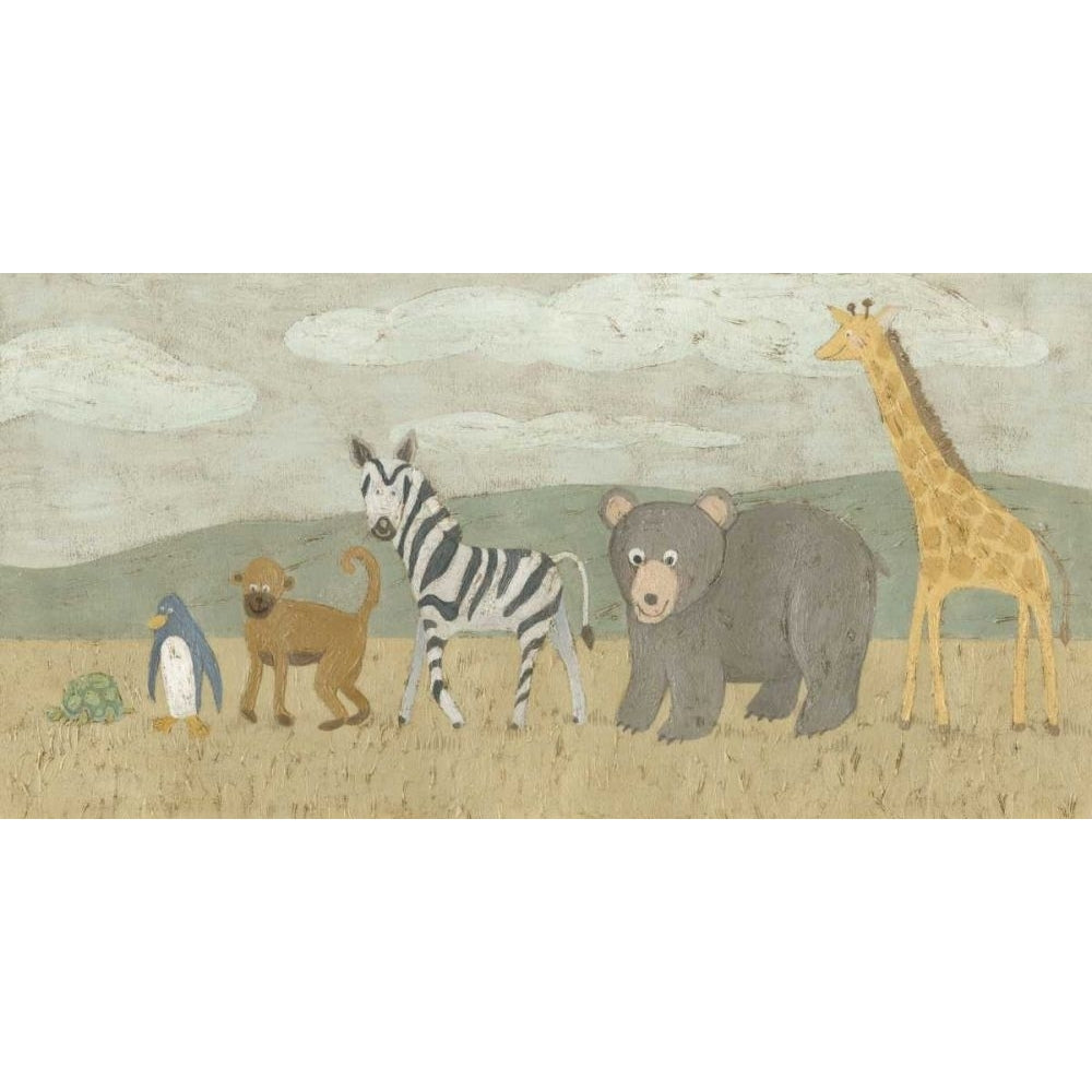 Animals All in a Row II Poster Print - Megan Meagher-VARPDX43988D Image 1