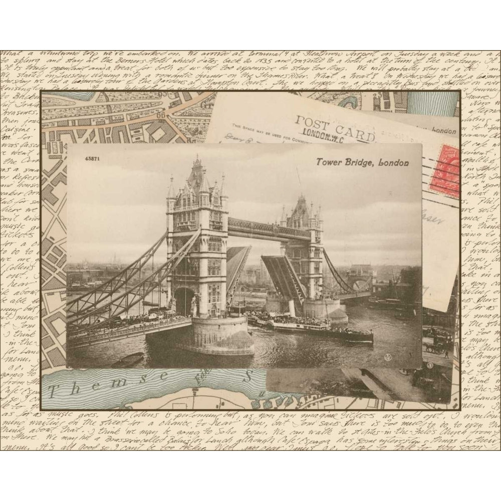 London Bridge Poster Print - Studio Vision-VARPDX44107D Image 1