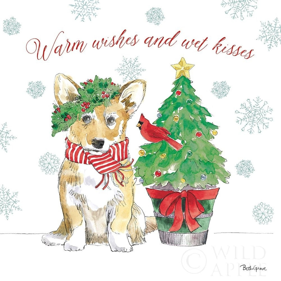 Holiday Paws V Poster Print by Beth Grove-VARPDX44152 Image 1