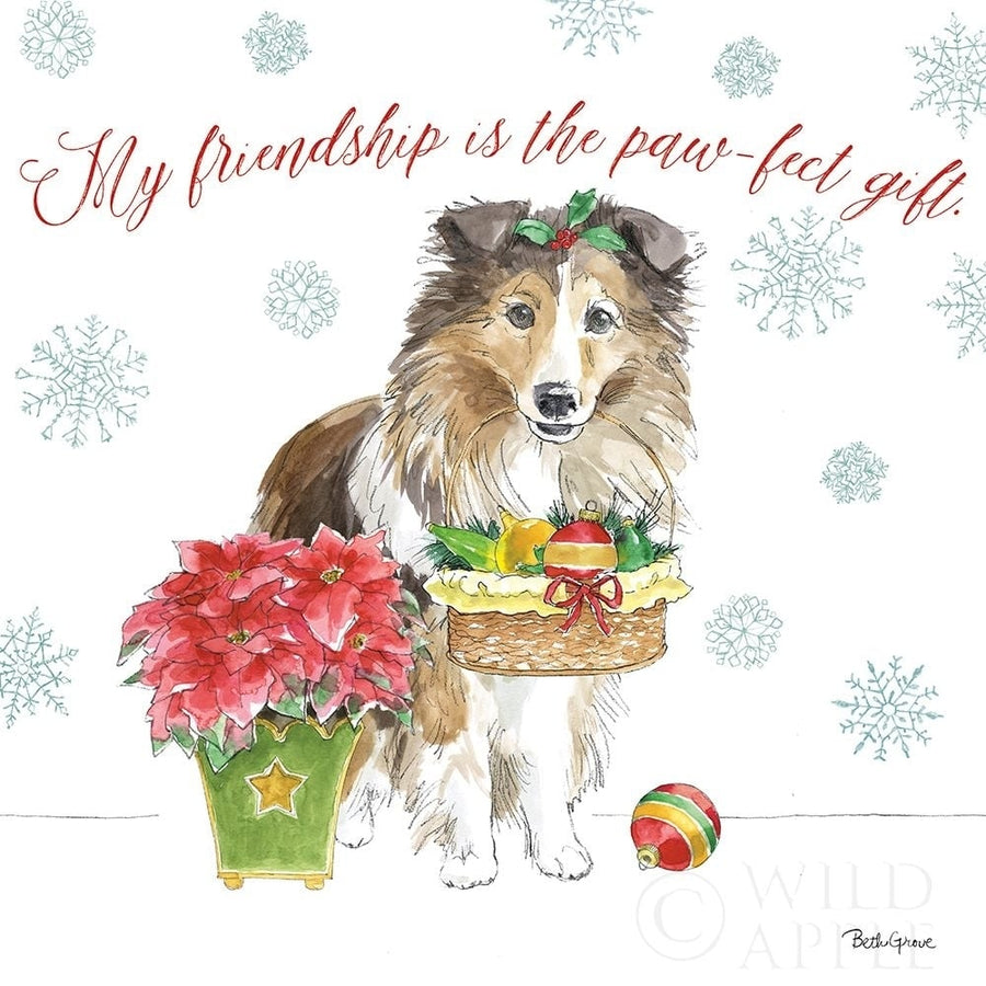 Holiday Paws III Poster Print by Beth Grove-VARPDX44150 Image 1