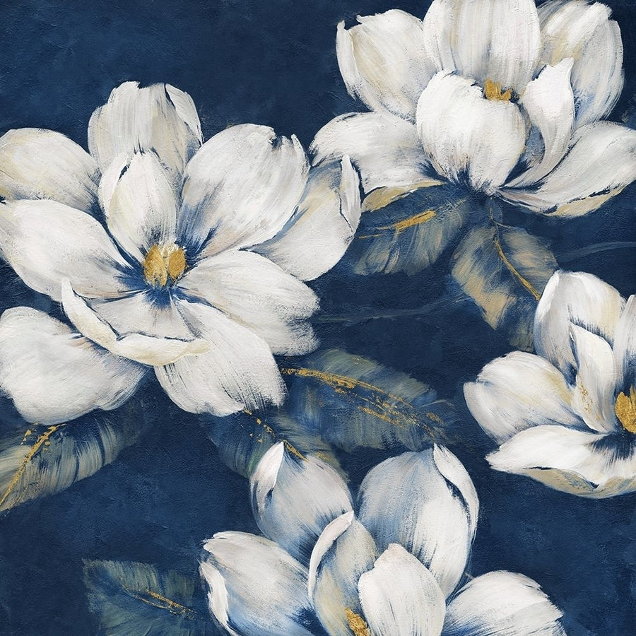 Magnolias Indigo by Nan-VARPDX44194 Image 1