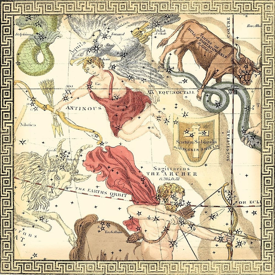 Zodiac Chart II Poster Print - Studio Vision-VARPDX44245D Image 1