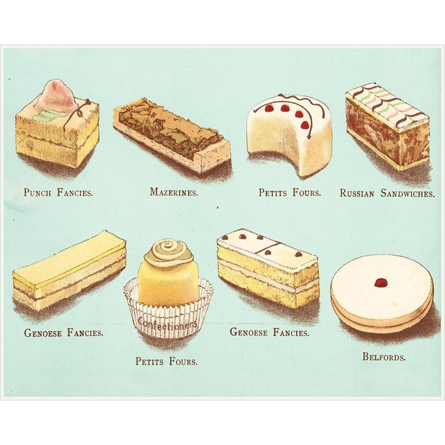 Fanciful Cakes and Tarts I Poster Print - Studio Vision-VARPDX44288D Image 1