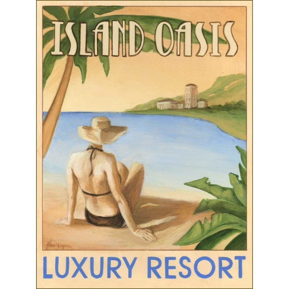 Island Oasis Poster Print - Ethan Harper-VARPDX44273D Image 1