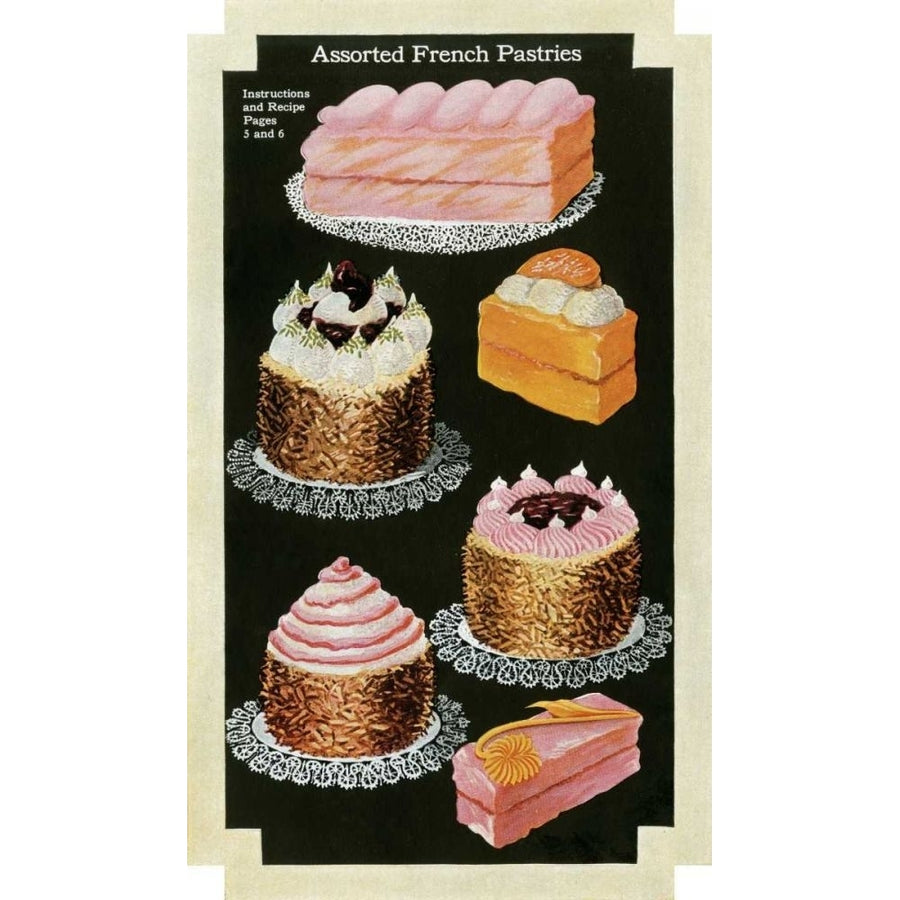 French Pastries III Poster Print - Unknown-VARPDX44398D Image 1