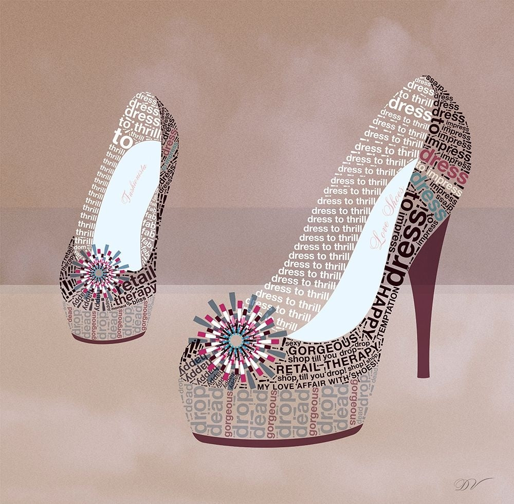 Pretty Shoe Poster Print by Dominique Van Roey-VARPDX443VAR1005 Image 1