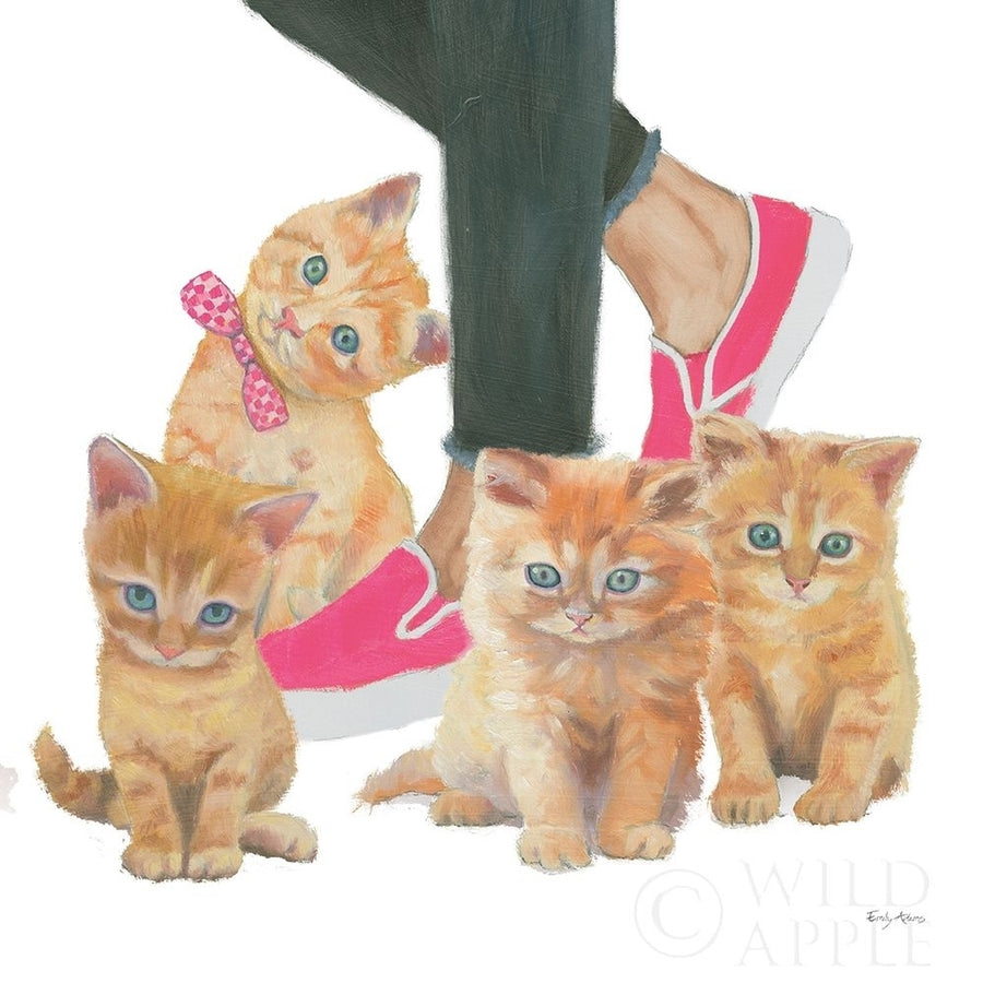 Cutie Kitties I Poster Print by Emily Adams-VARPDX44463 Image 1