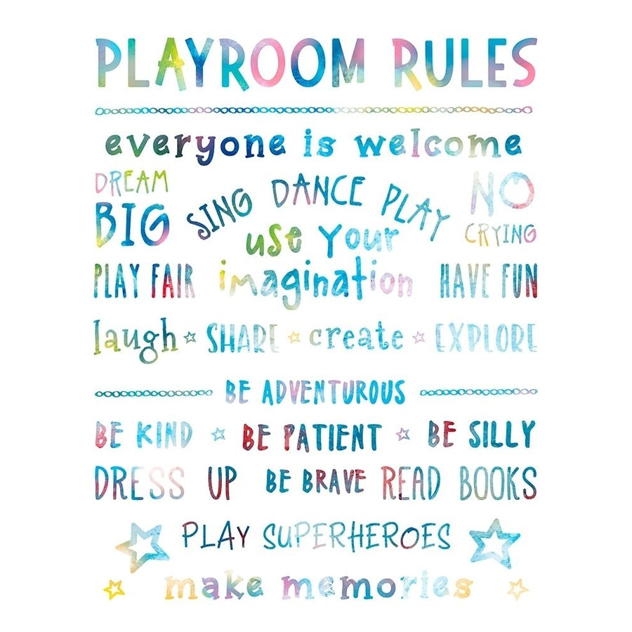 Playroom Rules by CAD Designs-VARPDX44498 Image 1