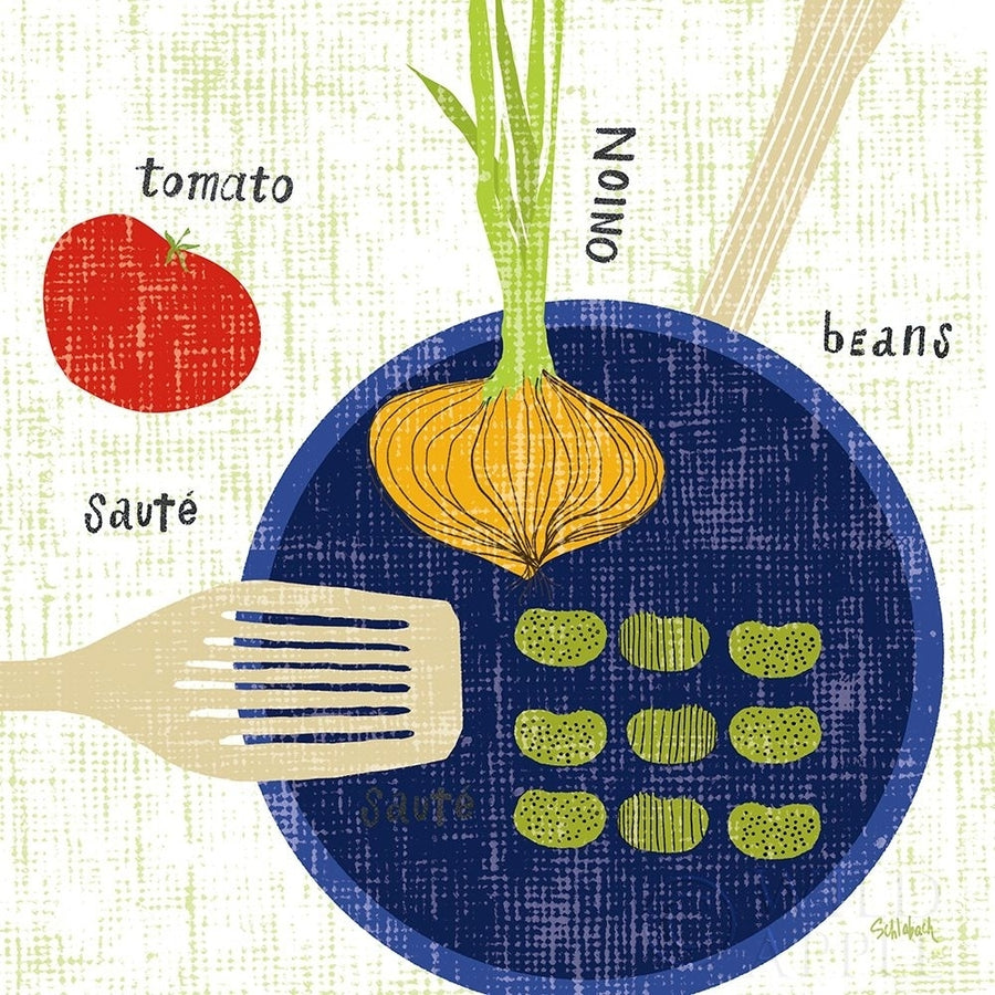 Cooking it II Poster Print by Sue Schlabach-VARPDX44671 Image 1