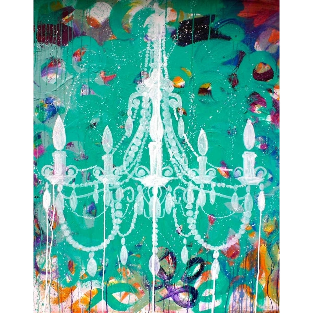 Emerald Chandelier Poster Print - Kent Youngstrom-VARPDX44810GG Image 1