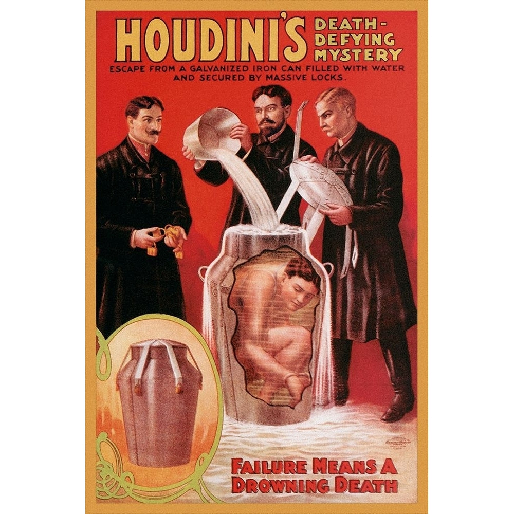 Magicians: Houdinis Death-Defying Mystery Poster Print by Unknown Unknown-VARPDX449785 Image 1