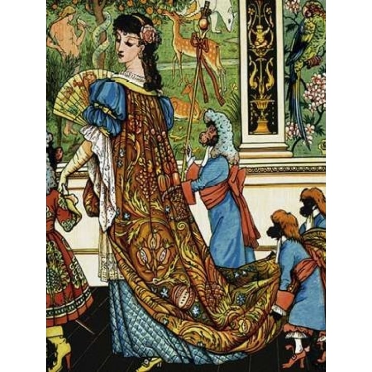 Beauty and the Beast - Beauty Poster Print by Walter Crane-VARPDX449875 Image 2