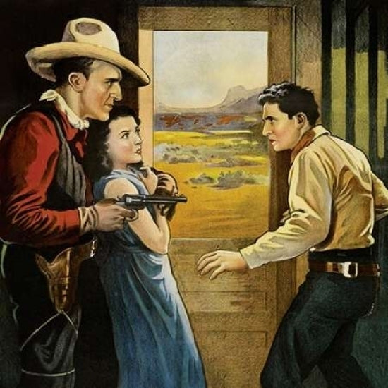 Vintage Westerns: South of Santa Fe - Detail Poster Print by Unknown -VARPDX449919 Image 1