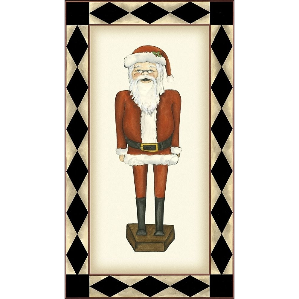 Jolly Santa Poster Print - Jennifer Goldberger-VARPDX45013D Image 1