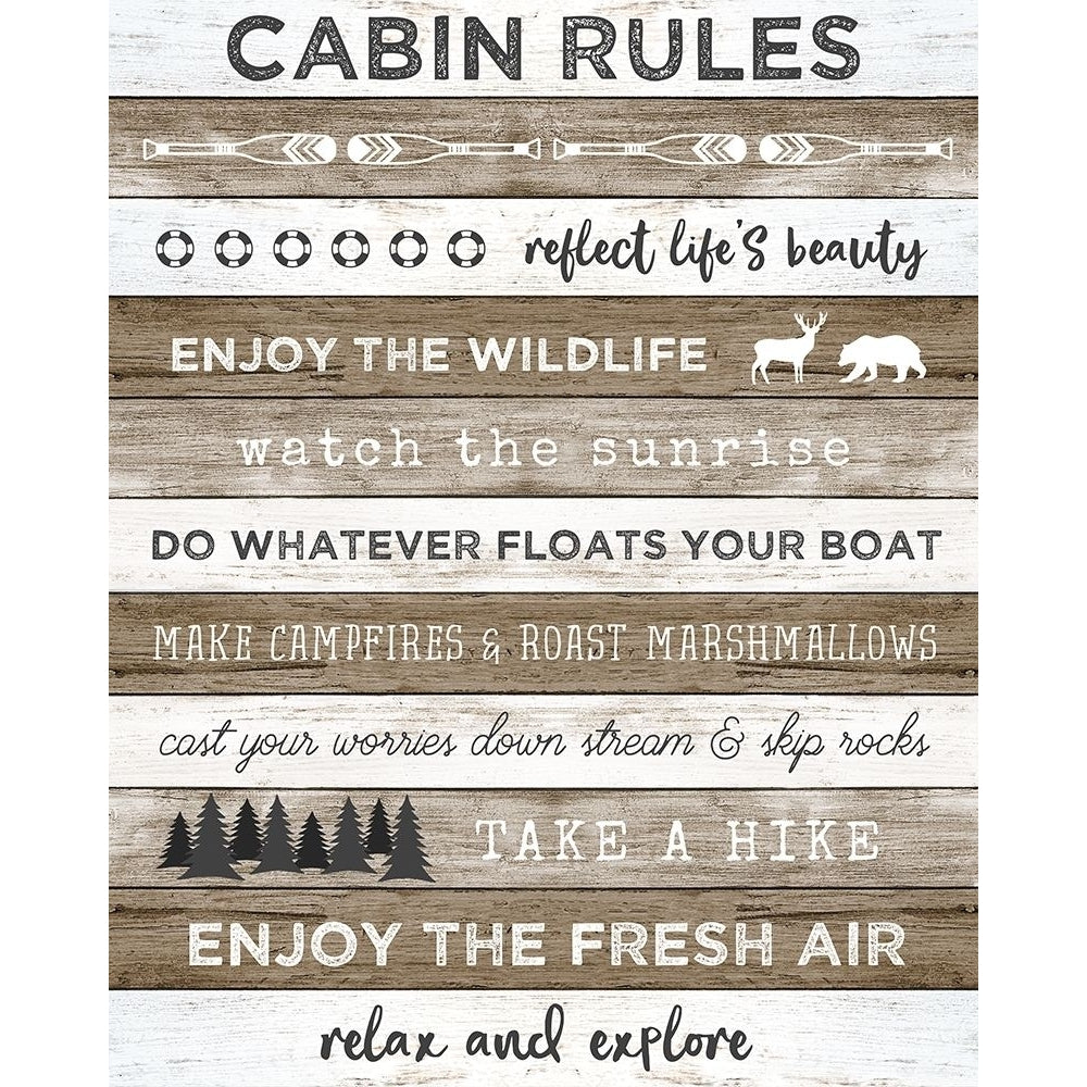 Cabin Rules by Natalie Carpentieri-VARPDX45073 Image 1