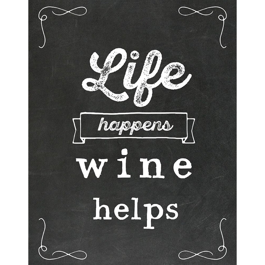 Wine Helps Poster Print - Amanda Murray-VARPDX45205 Image 1