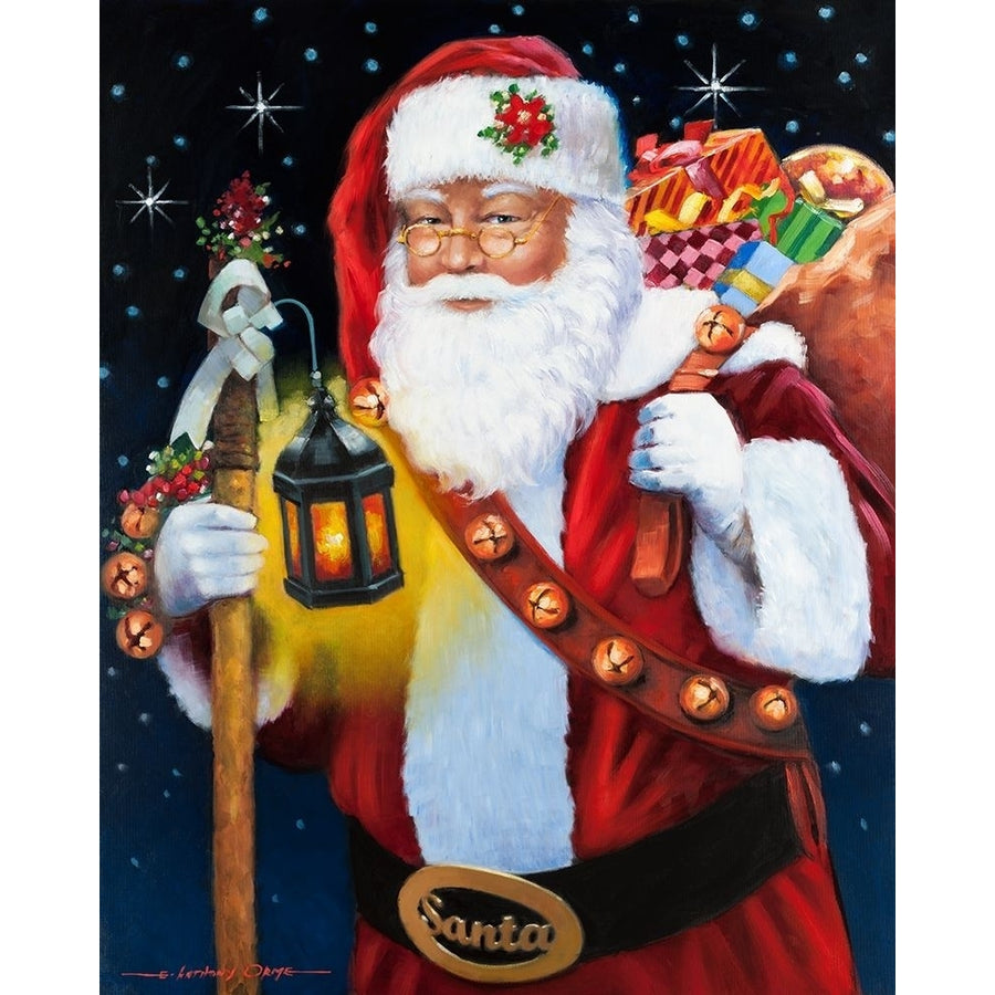 Santa With Lantern by E. Anthony Orme-VARPDX45351 Image 1