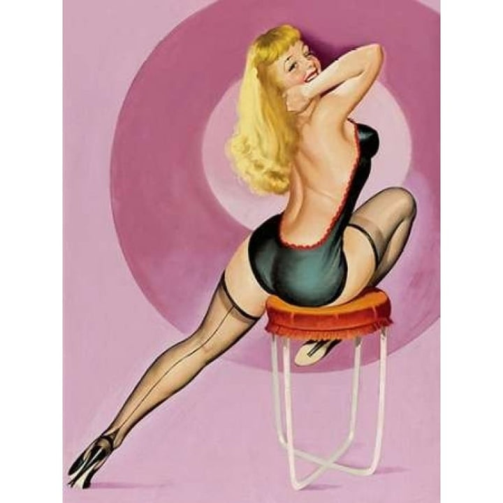 Mid-Century Pin-Ups - Beauty Parade Magazine - Oh! Purple Poster Print by Peter Driben-VARPDX453898 Image 2