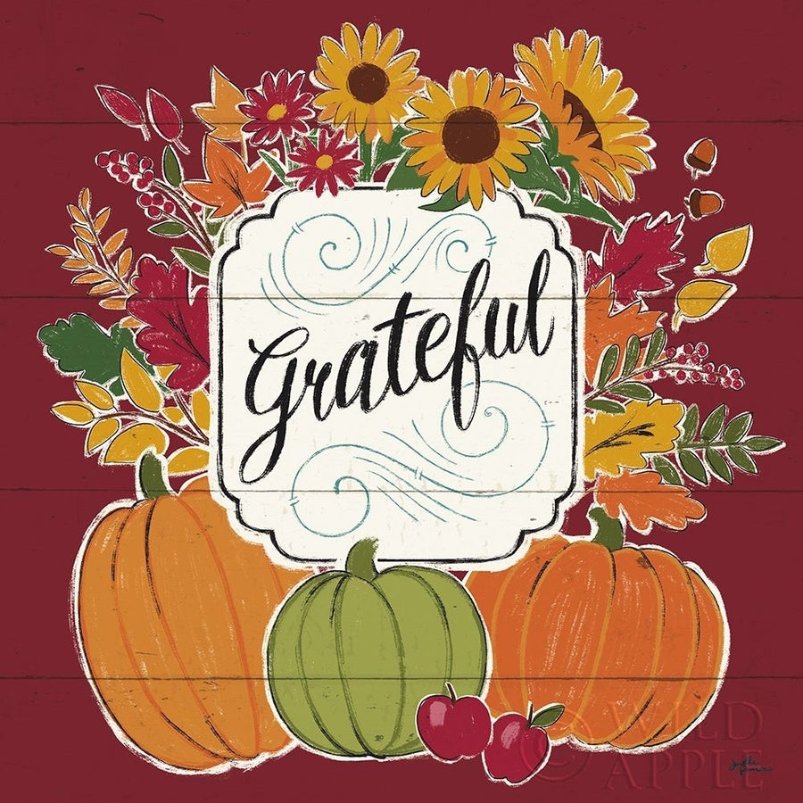 Thankful II Red Poster Print by Janelle Penner-VARPDX45432 Image 1