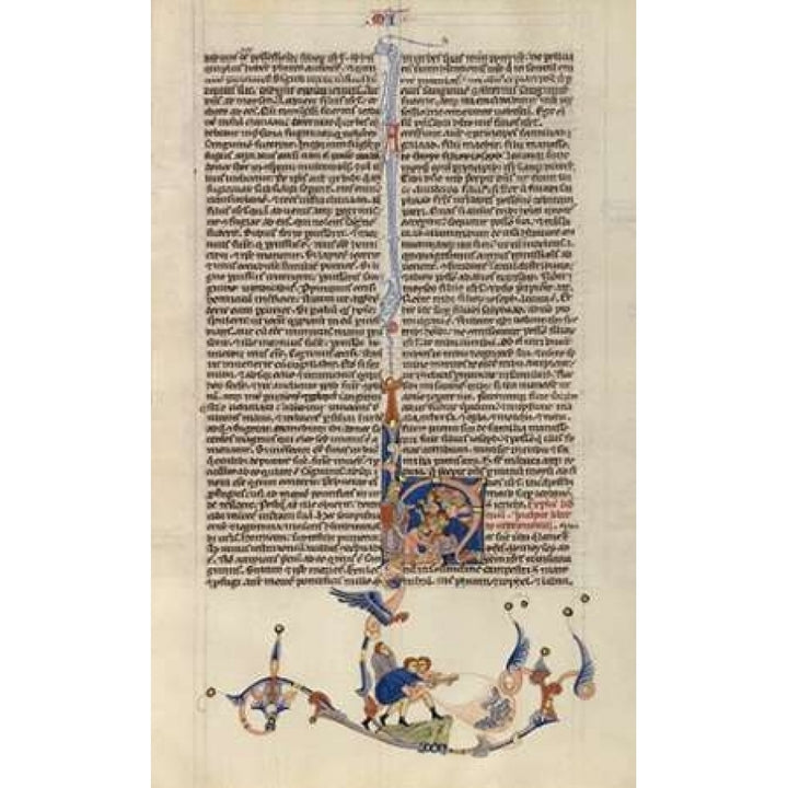 Page from the Abbey Bible Poster Print by Italian 13th Century -VARPDX454773 Image 1