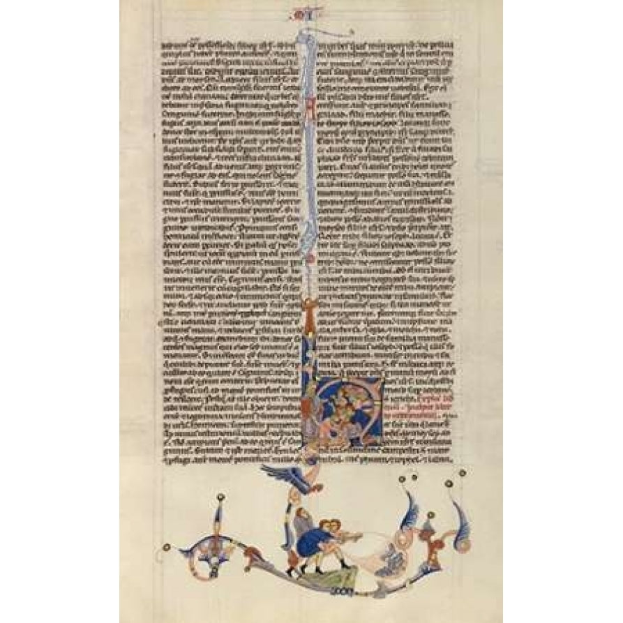 Page from the Abbey Bible Poster Print by Italian 13th Century -VARPDX454773 Image 1