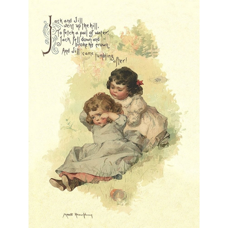 Nursery Rhymes: Jack and Jill Poster Print by Maud Humphrey-VARPDX454860 Image 1