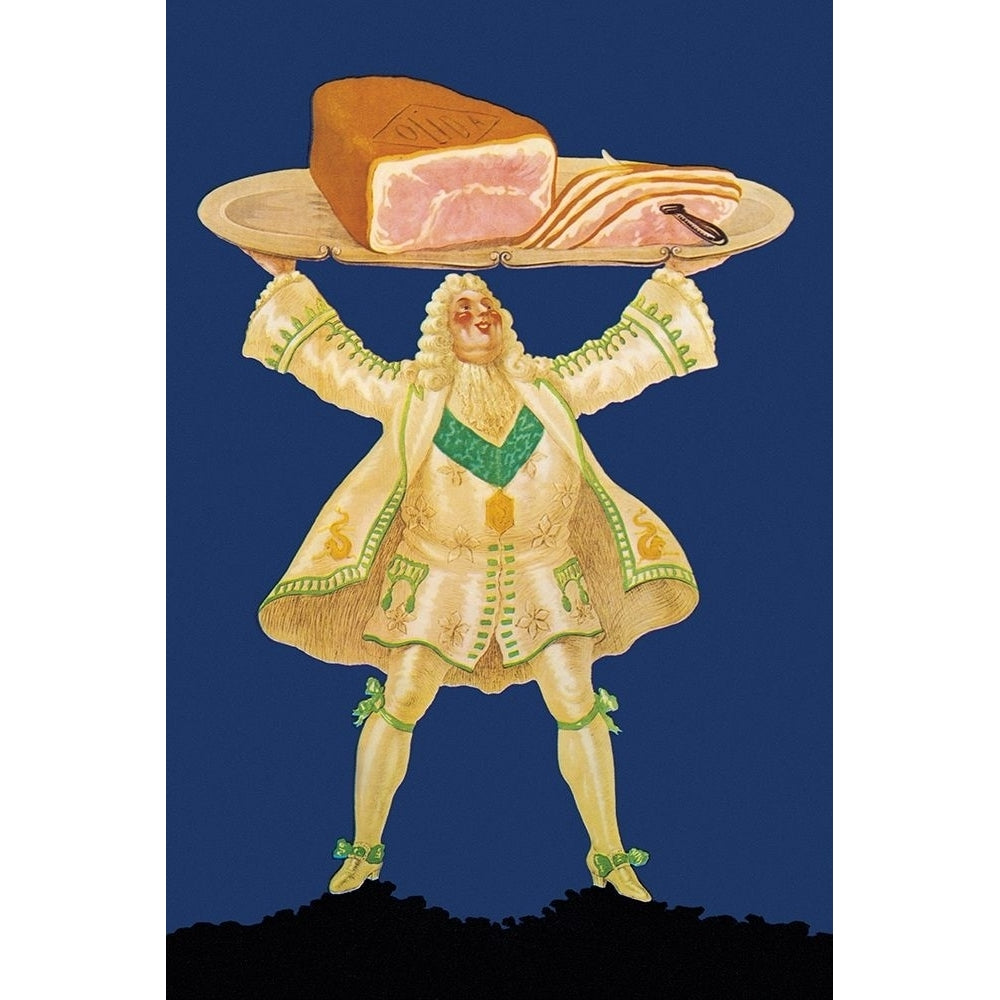 Pigs and Pork: Ham Platter Poster Print by Paul Mohr-VARPDX454871 Image 1