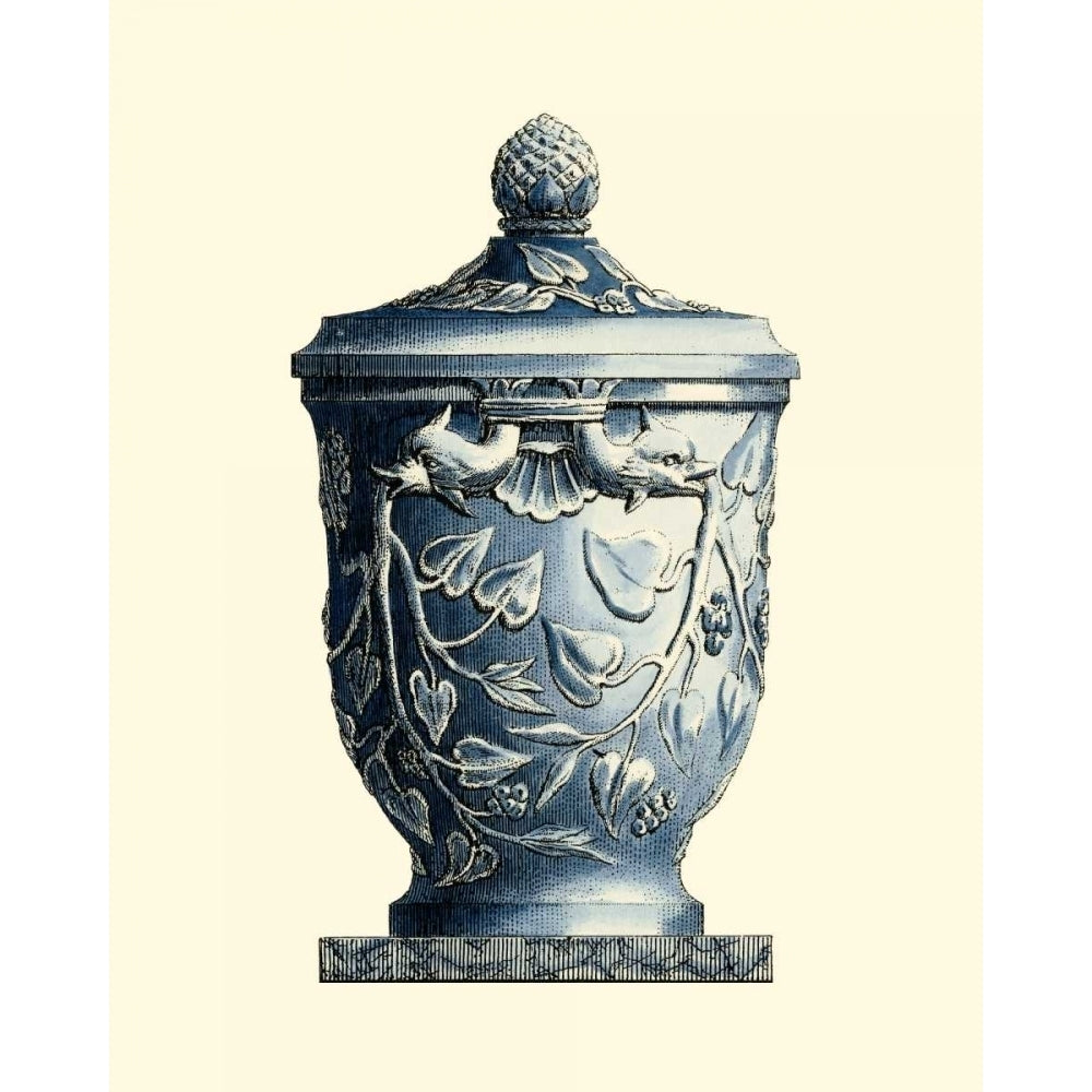 Blue Porcelain Urn I Poster Print - Studio Vision-VARPDX45493D Image 1