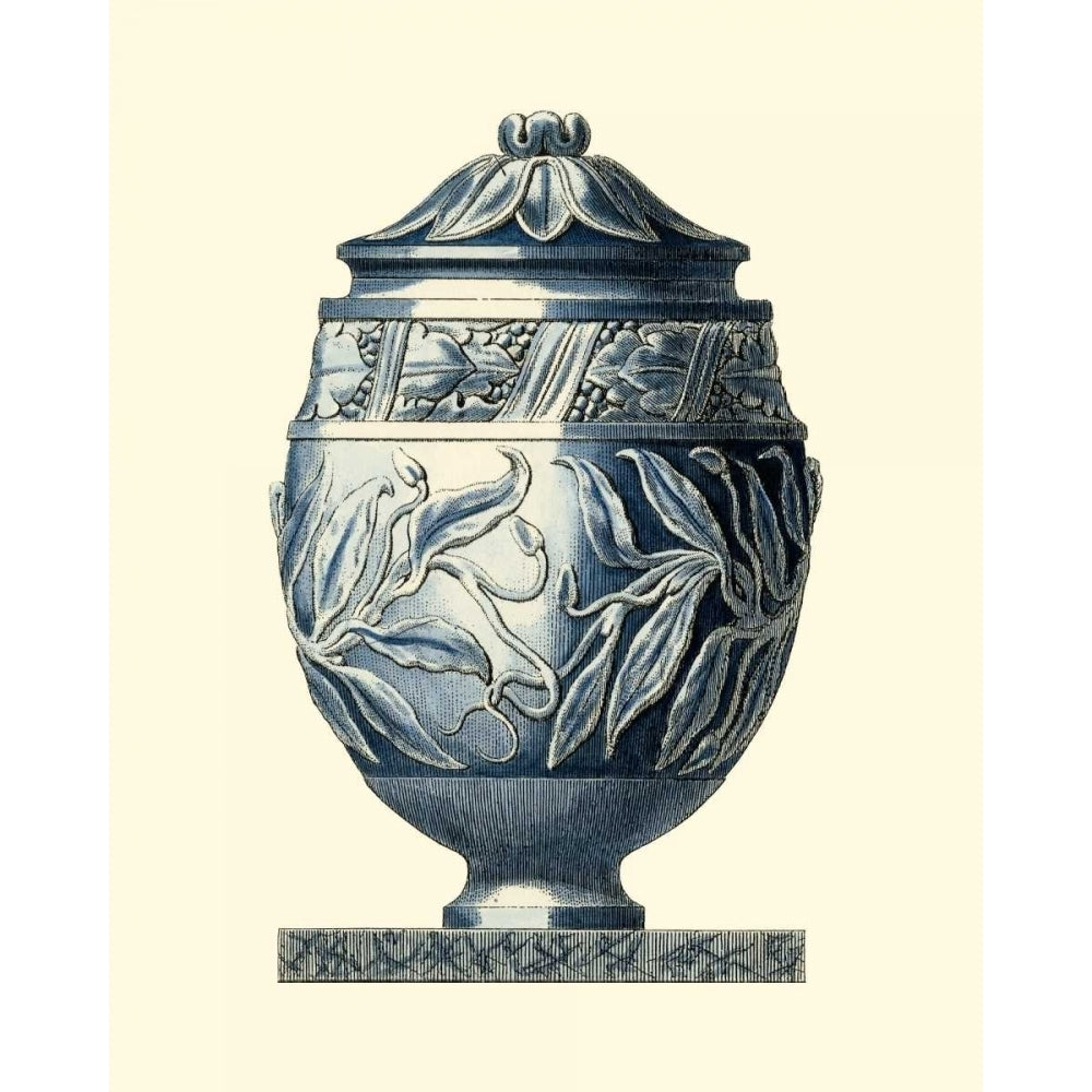 Blue Porcelain Urn IV Poster Print - Studio Vision-VARPDX45496D Image 1