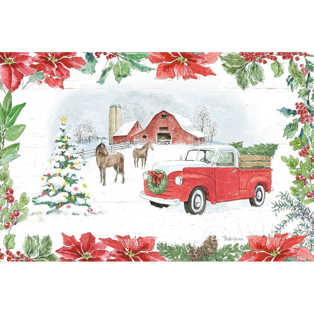 Farmhouse Holidays I Poster Print by Beth Grove-VARPDX45567 Image 1