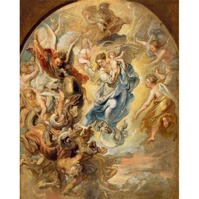 The Virgin as the Woman of the Apocalypse Poster Print by Peter Paul Rubens-VARPDX456166 Image 2