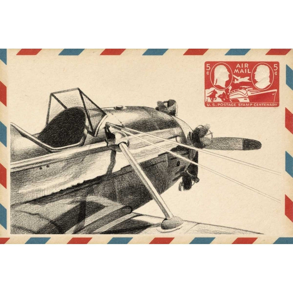 Small Vintage Airmail I Poster Print - Ethan Harper-VARPDX45677D Image 1