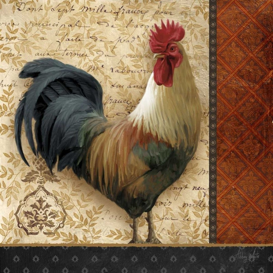 French Rooster II Poster Print - Abby White-VARPDX45706D Image 1