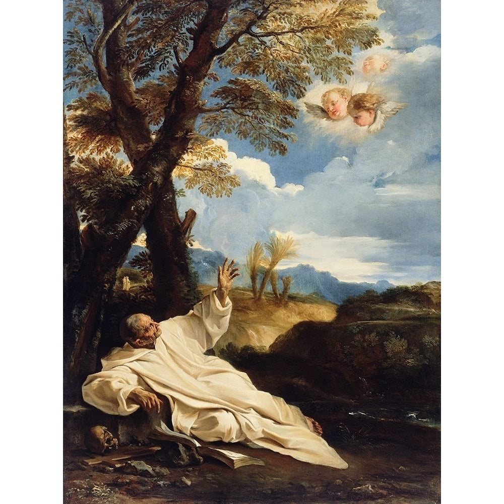 The Vision of Saint Bruno Poster Print by Pier Francesco Mola-VARPDX456802 Image 1