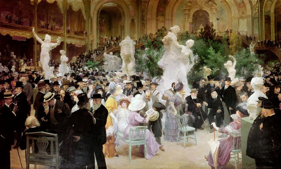 Friday at the French Artists Salon 1911 Poster Print by Jules-Alexandre Grun-VARPDX458676 Image 1