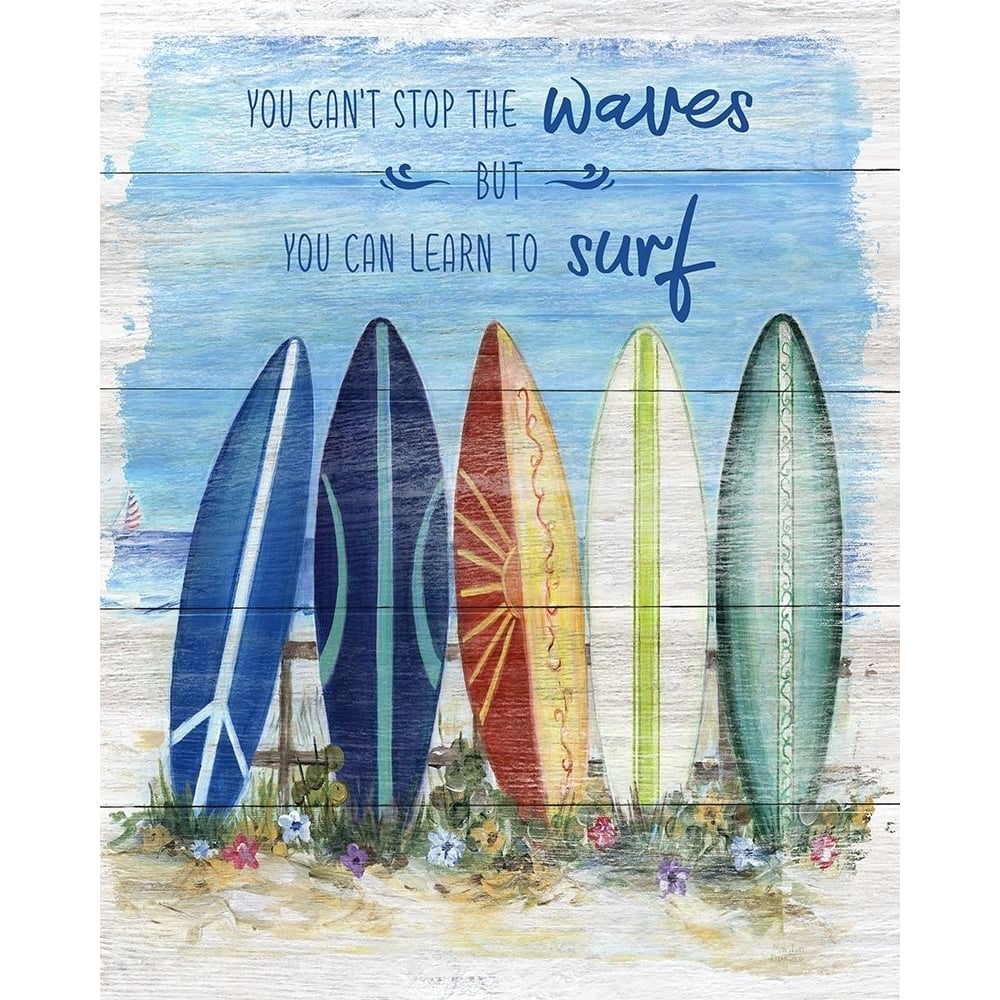 Learn to Surf Poster Print - Marilyn Dunlap-VARPDX45873 Image 1