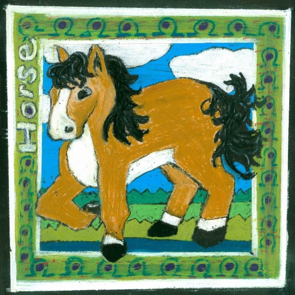 Whimsical Horse Poster Print - Choate L.-VARPDX45915D Image 1