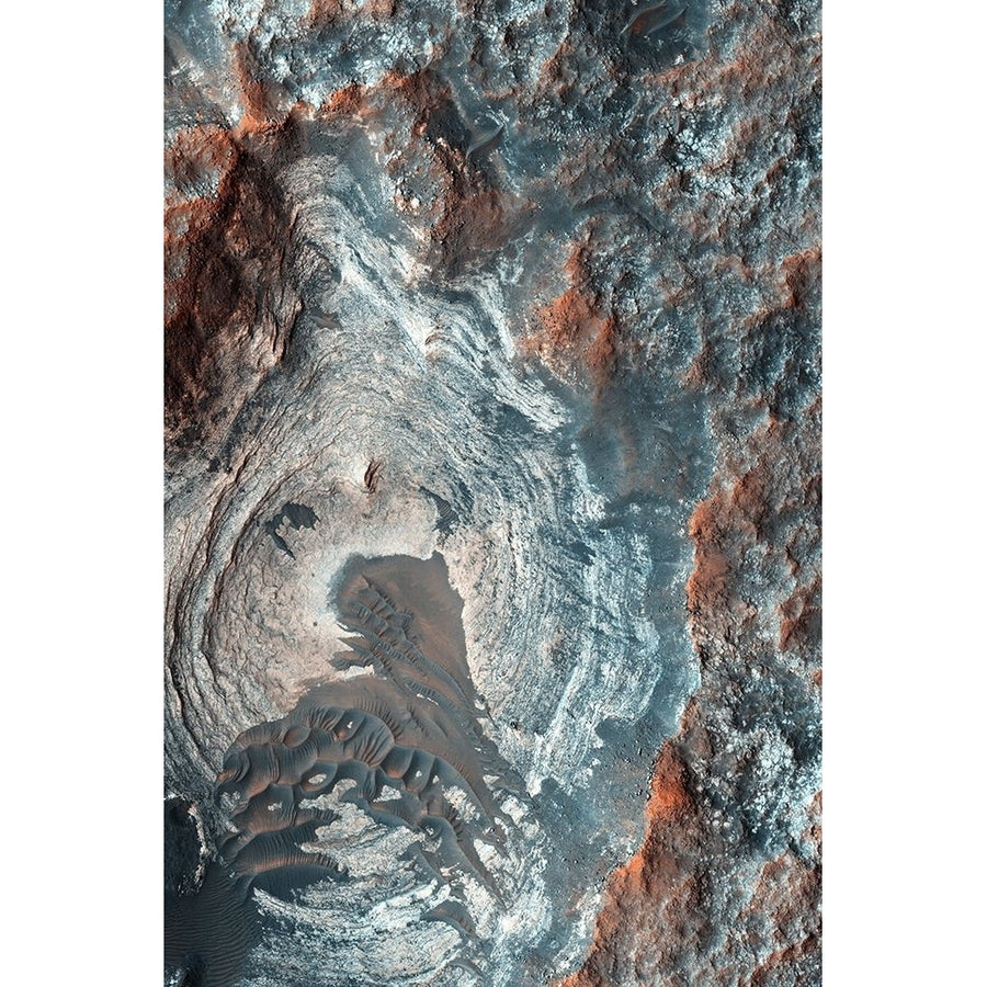 Mars HiRISE - Surface Layers and Dark Dunes Poster Print by NASA NASA-VARPDX459307 Image 1