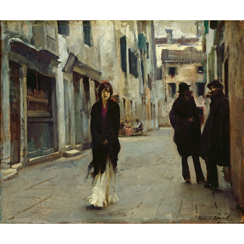 Street in Venice 1882 Poster Print by John Singer Sargent-VARPDX459373 Image 1