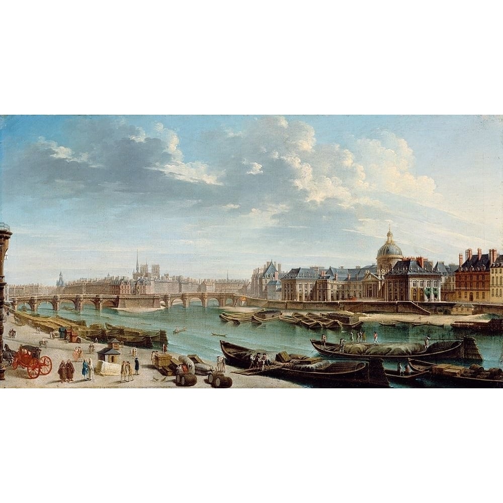 A View of Paris with the Ile de la Cit?? Poster Print by Jean-Baptiste Raguenet-VARPDX459997 Image 1