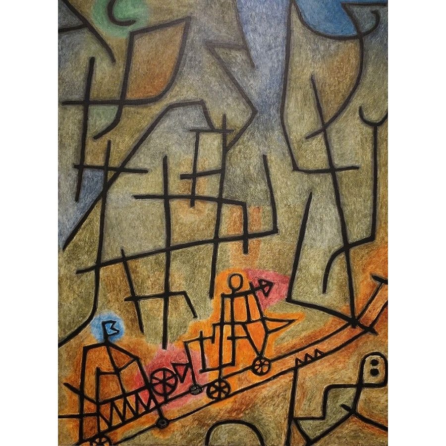 Conquest of the Mountain 1939 Poster Print by Paul Klee-VARPDX460029 Image 1