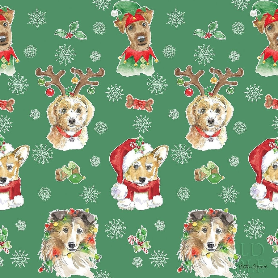 Holiday Paws Step 01D Poster Print by Beth Grove-VARPDX46056 Image 1