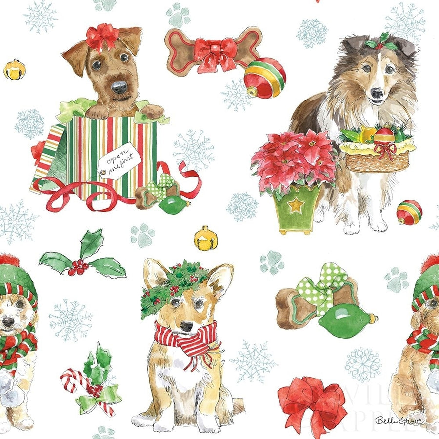 Holiday Paws Step 03A Poster Print by Beth Grove-VARPDX46061 Image 1