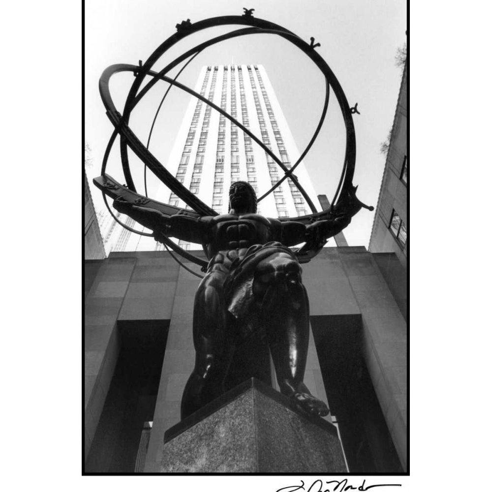 Atlas at Rockefeller Center Poster Print - Laura DeNardo-VARPDX46066D Image 1