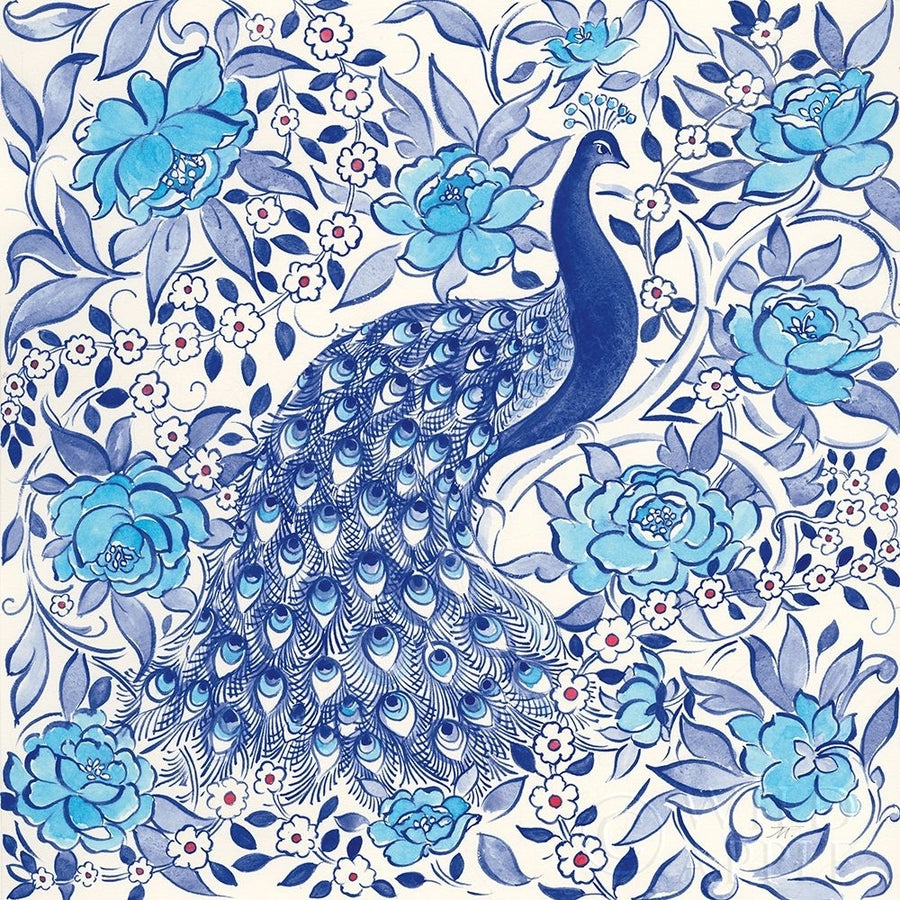 Peacock Garden III Poster Print by Miranda Thomas-VARPDX46194 Image 1