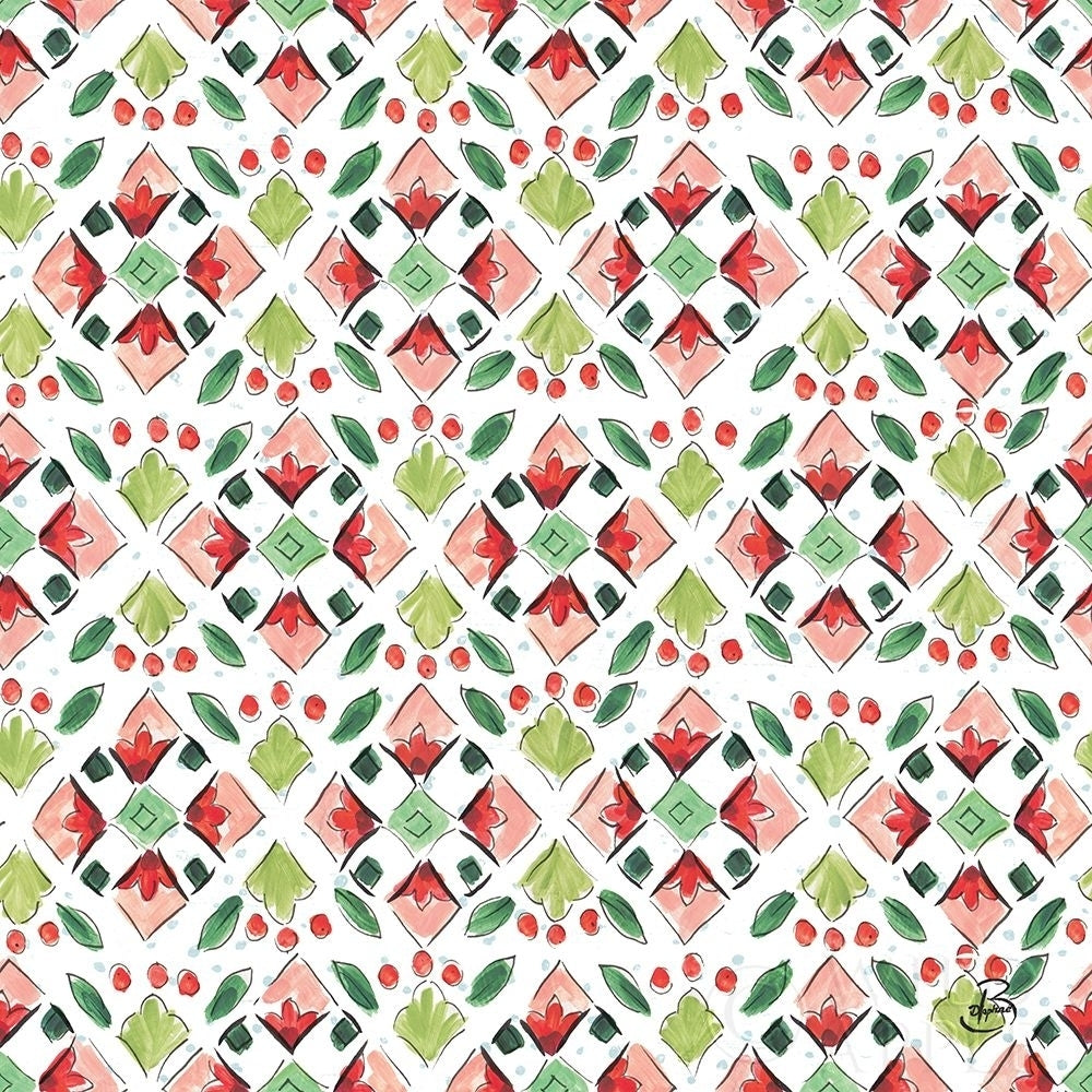 Country Poinsettias Step 05A Poster Print by Daphne Brissonnet-VARPDX46280 Image 1