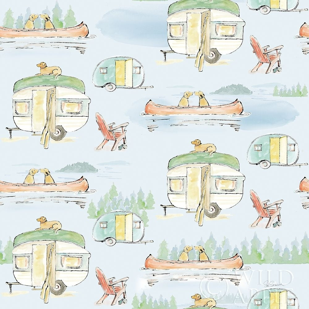 Lakeside Days Pattern VIB Poster Print by Sue Schlabach-VARPDX46372 Image 1