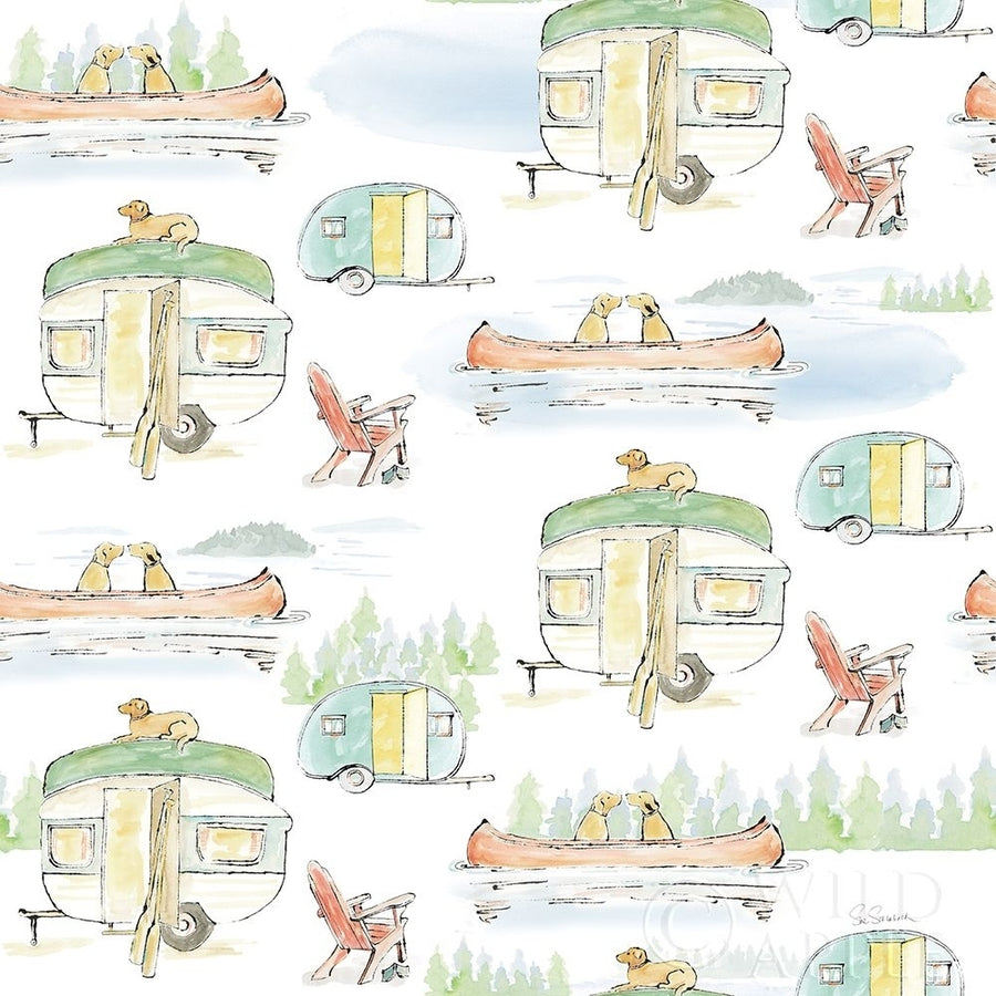 Lakeside Days Pattern VIA Poster Print by Sue Schlabach-VARPDX46371 Image 1