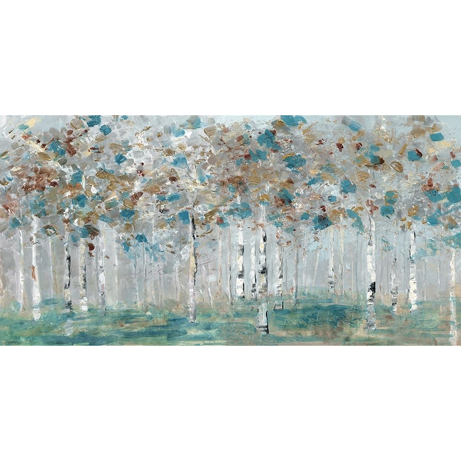 Teal Forest Poster Print - Sally Swatland-VARPDX47087 Image 1